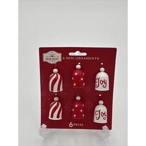 Holiday Time Mini Ornaments 6pk